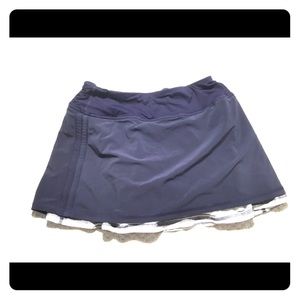 Lululemon navy running skirt